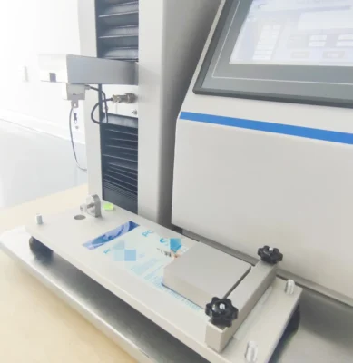 Coefficient of friction test on tensile