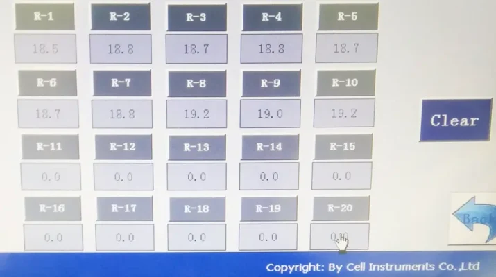 Thickness Test Results